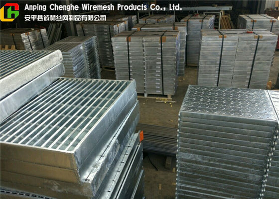 Grating de aço galvanizado Vehicuar feito sob encomenda certificação da altura ISO9001 de 10 - de 300mm